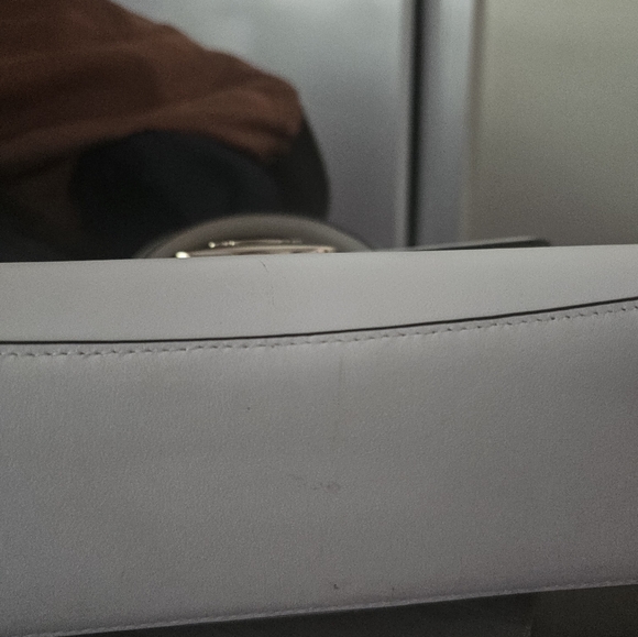 Coach Eliza Top Handle White Bag - Picture 7 of 8